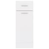 vidaXL Drawer Bottom Cabinet Lyon White 30x46x81.5 cm Engineered Wood