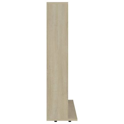 vidaXL CD Cabinet Sonoma Oak 102x23x89.5 cm Engineered Wood