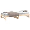 vidaXL Pull-out Day Bed without Mattress 2x(100x200) cm Solid Wood Pine