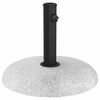 vidaXL Parasol Base 20.9 kg Light Grey Concrete Round