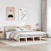 vidaXL Bed Frame without Mattress 200x200 cm Solid Wood Pine