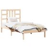 vidaXL Bed Frame without Mattress 90x190 cm Single Solid Wood