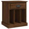 vidaXL Bedside Cabinets 2 pcs Brown Oak 43x36x50 cm