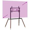 vidaXL Easel TV Stand for 37-86 Inch Screen Max VESA 400x600 mm 60 kg