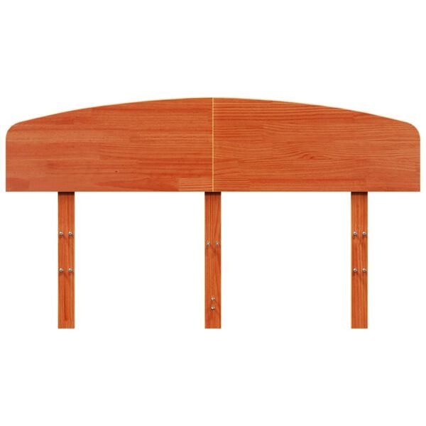vidaXL Headboard Wax Brown 160 cm Solid Wood Pine