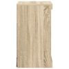 vidaXL Sideboard with LED Lights Sonoma Oak 41x37x67 cm