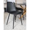 Venture Home Dining Chairs 2 pcs Polar Plastic Black