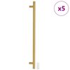 vidaXL Cabinet Handle | Set of 5 | Gold | Stainless steel | Medium