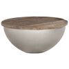 vidaXL Bowl Shaped Coffee Table &Oslash;60 cm Solid Mango Wood
