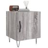 vidaXL Bedside Cabinet Grey Sonoma 40x40x50 cm Engineered Wood