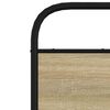 vidaXL Headboard Sonoma Oak 135 cm Steel and Engineered Wood