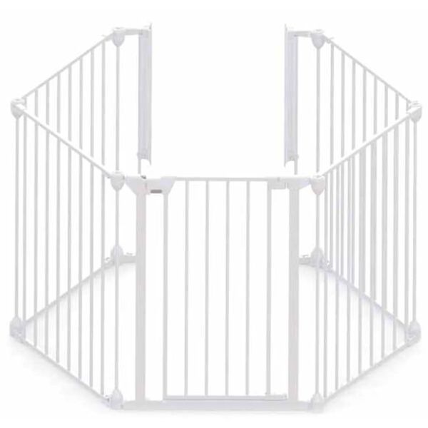 Noma 5-Panel Safety Gate Modular Metal White 94047