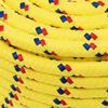 vidaXL Boat Rope Yellow 12 mm 250 m Polypropylene