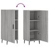 vidaXL Sideboard Grey Sonoma 34.5x34x90 cm Engineered Wood