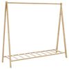 vidaXL Clothes Rack with Shelves 106x34x102 cm Bamboo