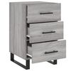 vidaXL Bedside Cabinet Grey Sonoma 40x40x66 cm Engineered Wood