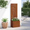 vidaXL Garden Privacy Screen Rusty 50 x 140 cm Weathering steel