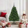 vidaXL Artificial Christmas Tree Green 120 cm PVC and Metal