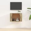 vidaXL Wall Mounted TV Cabinet Sonoma Oak 57x34.5x40 cm