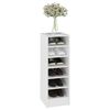 vidaXL Shoe Cabinet White 31.5x35x90 cm Engineered Wood