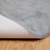 vidaXL Faux Sheepskin Rug Tafalla Grey &Oslash; 160 cm Polyester
