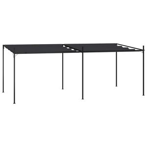 vidaXL Gazebo with Retractable Roof 600x300x233 cm Anthracite
