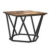 vidaXL Coffee Table 3 pcs Smoked oak 50 x 50 x 40 cm