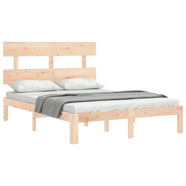 vidaXL Bed Frame without Mattress 120x200 cm Solid Wood Pine