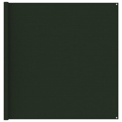 vidaXL Tent Carpet 200x400 cm Dark Green