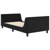 vidaXL Children's Bed Frame with Headboard Black 80 x 200 cm Velvet