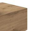 vidaXL Bedside Cabinet Artisan Oak 70 x 36 x 40.5 cm Engineered Wood