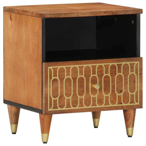 vidaXL Bedside Cabinets 2 pcs 40x33x46 cm Solid Wood Mango
