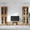 vidaXL TV Cabinet Set with Drawer Artisan Oak Engineered Wood