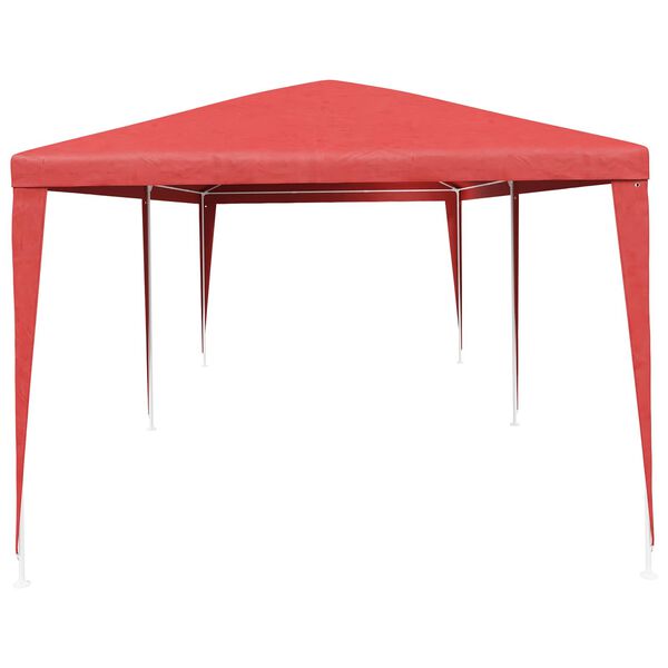 vidaXL Party Tent Red 600 x 300 x 255 cm PE and Steel