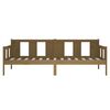 vidaXL Day Bed without Mattress Honey Brown Solid Wood Pine 90x190 cm Single