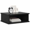 vidaXL Bedside Table Black Oak 40 x 31 x 15 cm Engineered Wood