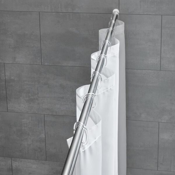 Kleine Wolke Telescopic Shower Curtain Rod 125-220 cm Chrome