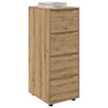 vidaXL Storage Cabinet Artisan Oak 40 x 48 x 105 cm Engineered Wood
