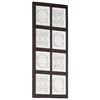 vidaXL Hand-Carved Wall Panel MDF 40x80x1.5 cm Brown and White