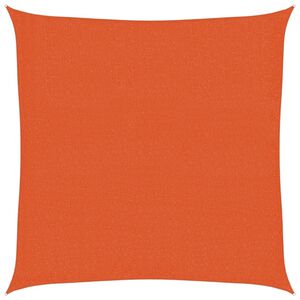 vidaXL Sunshade Sail 160 g/m&sup2; Orange 2x2 m HDPE