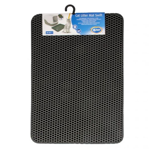 Duvoplus Cat Litter Mat Swift 45x65 cm Black