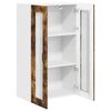 vidaXL Kitchen Wall Cabinet Wall-mounted Smoked Oak 60 x 31 x 100 cm
