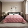 vidaXL Full Year Duvet Pink 200 x 240 cm Microfiber and Teddy fleece