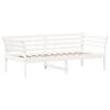 vidaXL Day Bed without Mattress White 90x190 cm Single Solid Wood Pine