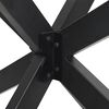 vidaXL Dining Table Leg Spider Shape Anthracite 120x68x(72-73) cm Steel