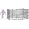 vidaXL Outdoor Dog Kennel Steel 7.26 m&sup2;