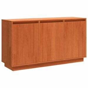vidaXL Sideboard Brown Oak 111 x 34 x 60 cm Solid Pine Wood