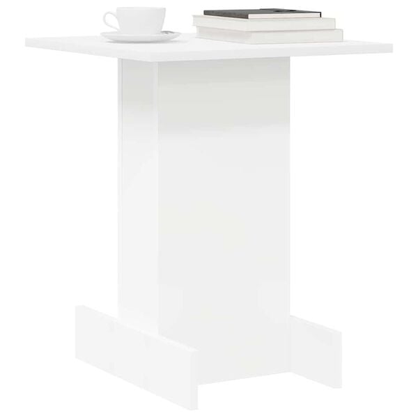 vidaXL End Table White 44.5 x 45 x 55 cm Engineered Wood