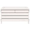 vidaXL Garden Footstool White 62x63.5x32 cm Solid Wood Pine