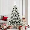 vidaXL Artificial Pre-lit Christmas Tree with Ball Set Green 180 cm